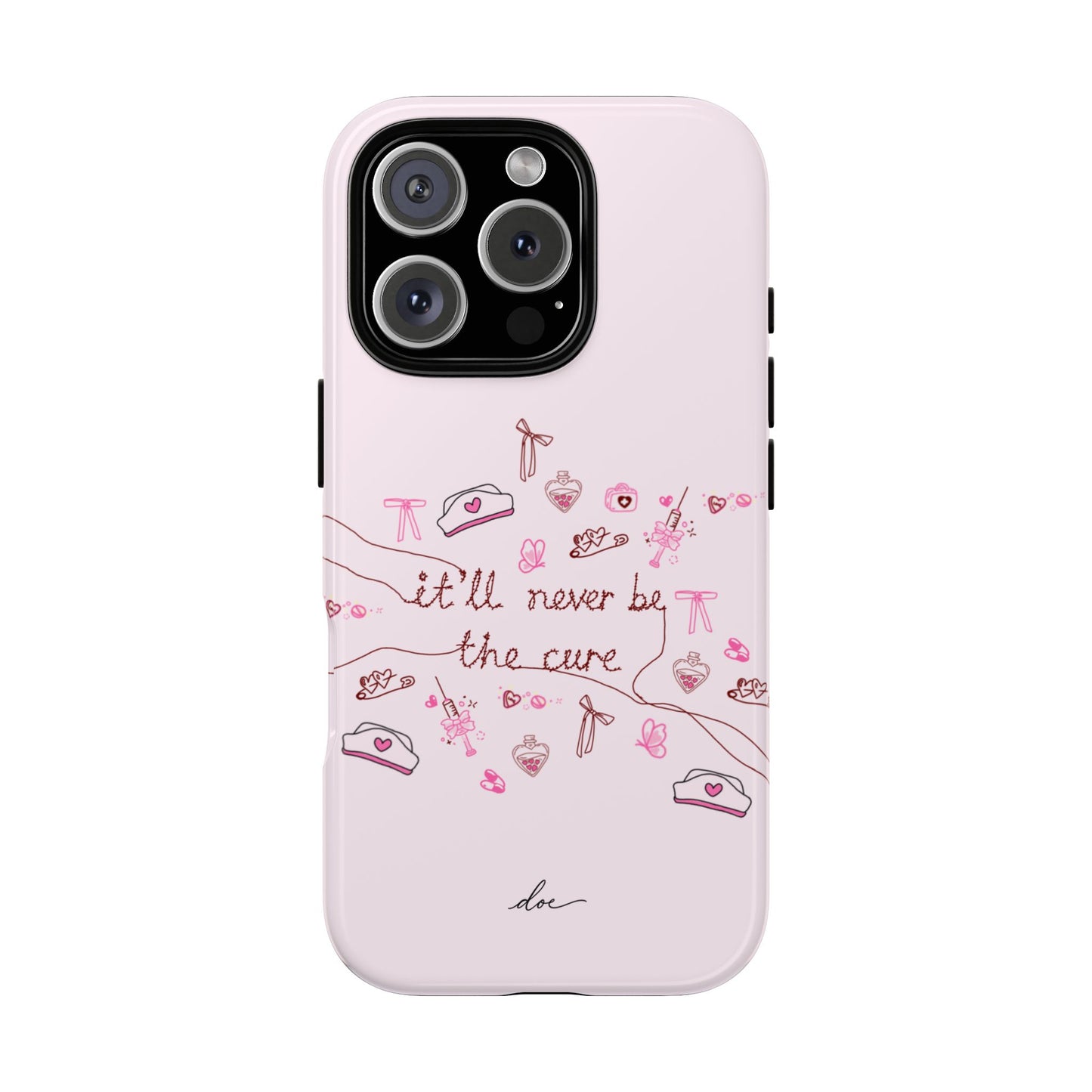 Never The Cure iPhone Case