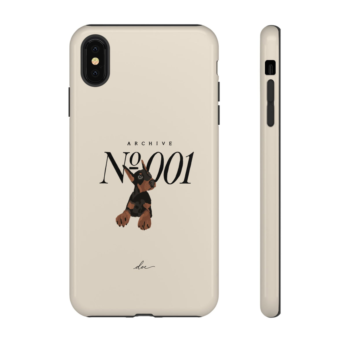 Doberman 001 iPhone Case