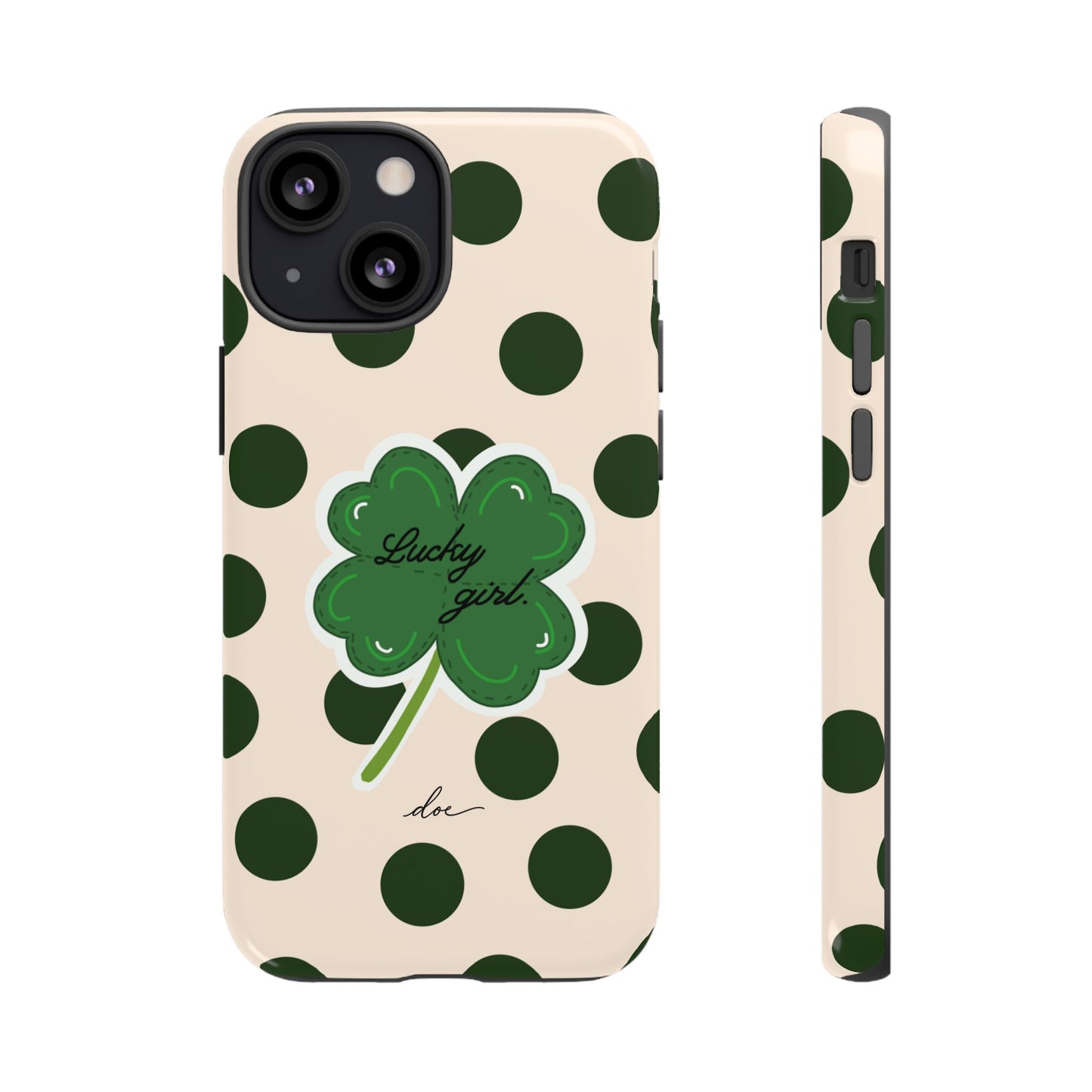 Lucky Girl iPhone Case