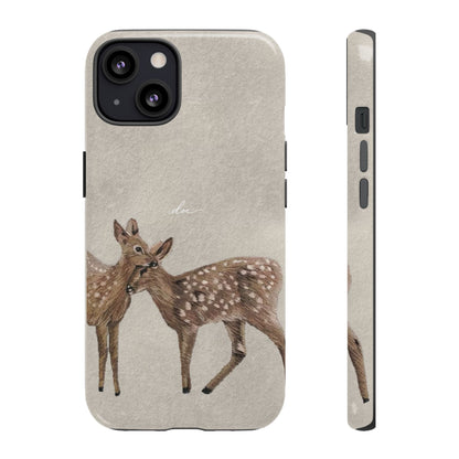 Deer Duo iPhone Case