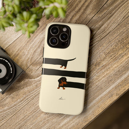 Stretchy The Dachshund iPhone Case