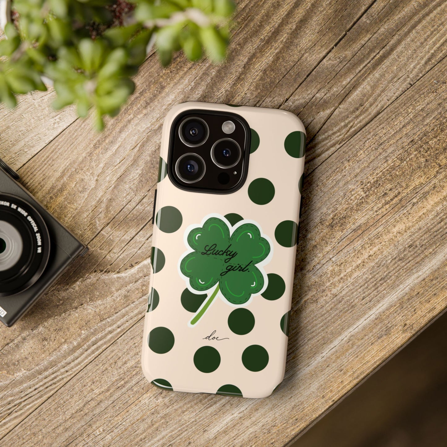 Lucky Girl iPhone Case