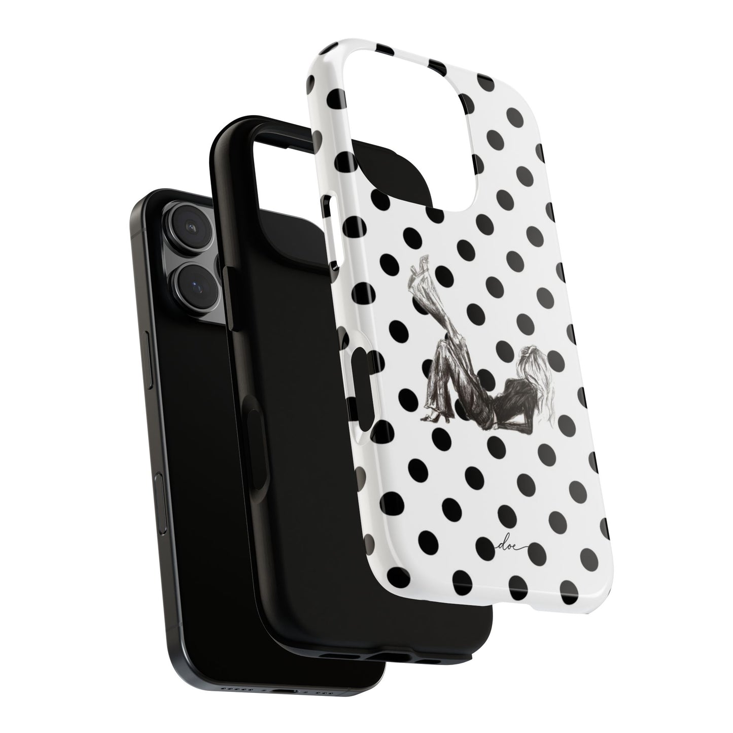 Polka Vouge Club iPhone Case