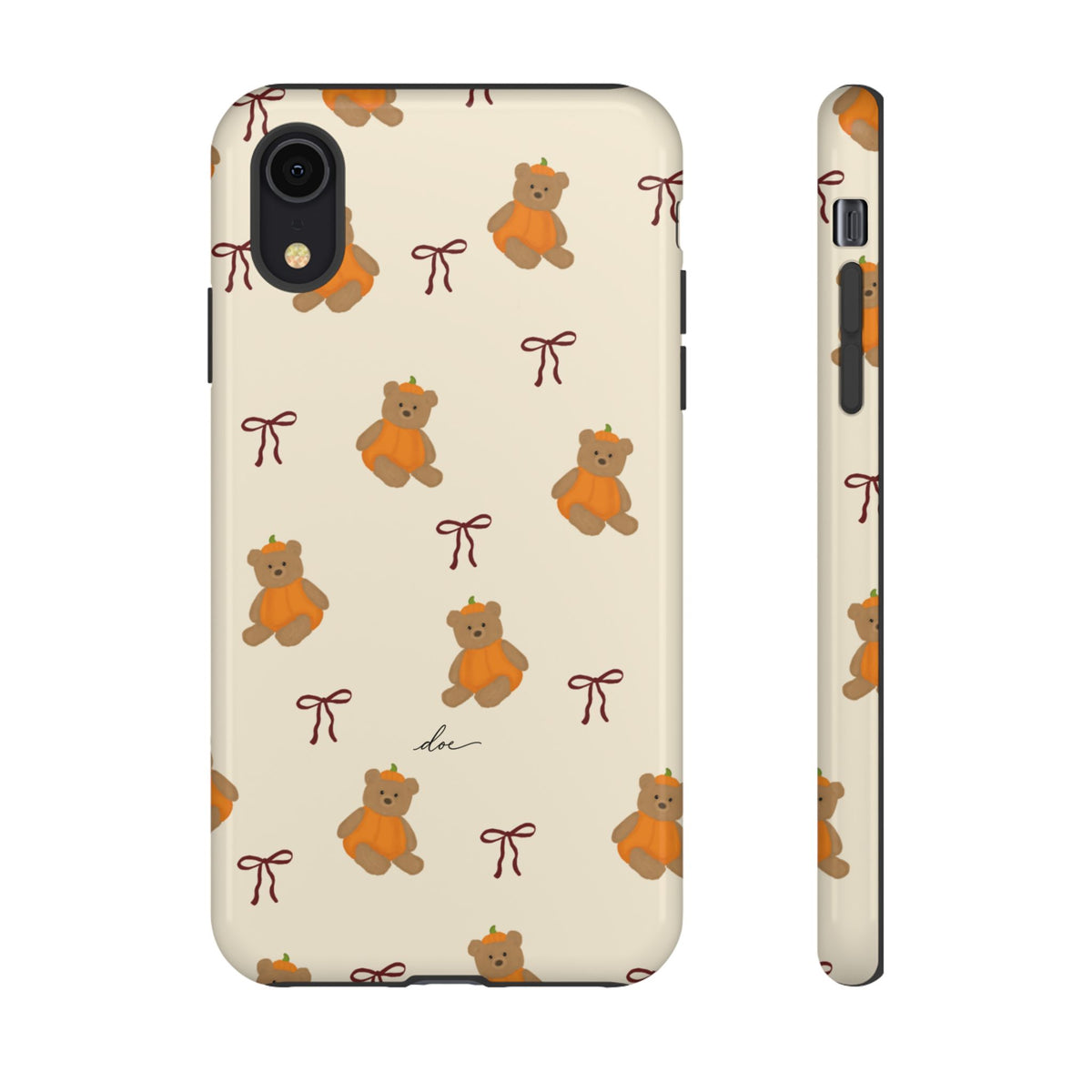 Pumpkin Bows iPhone Case