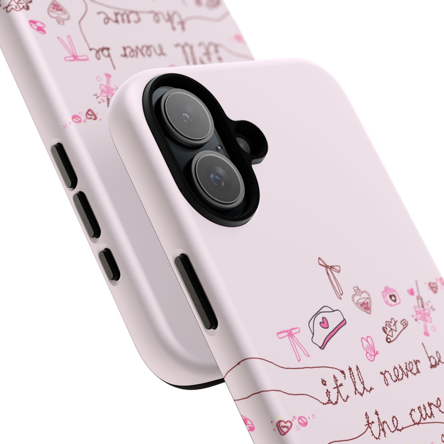 Never The Cure iPhone Case