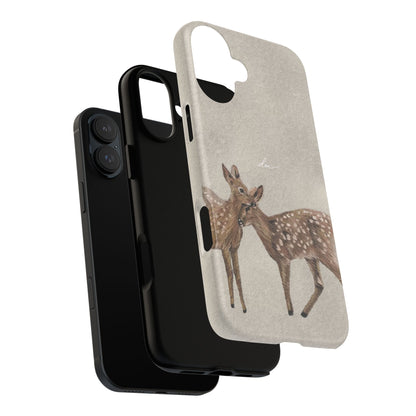 Deer Duo iPhone Case