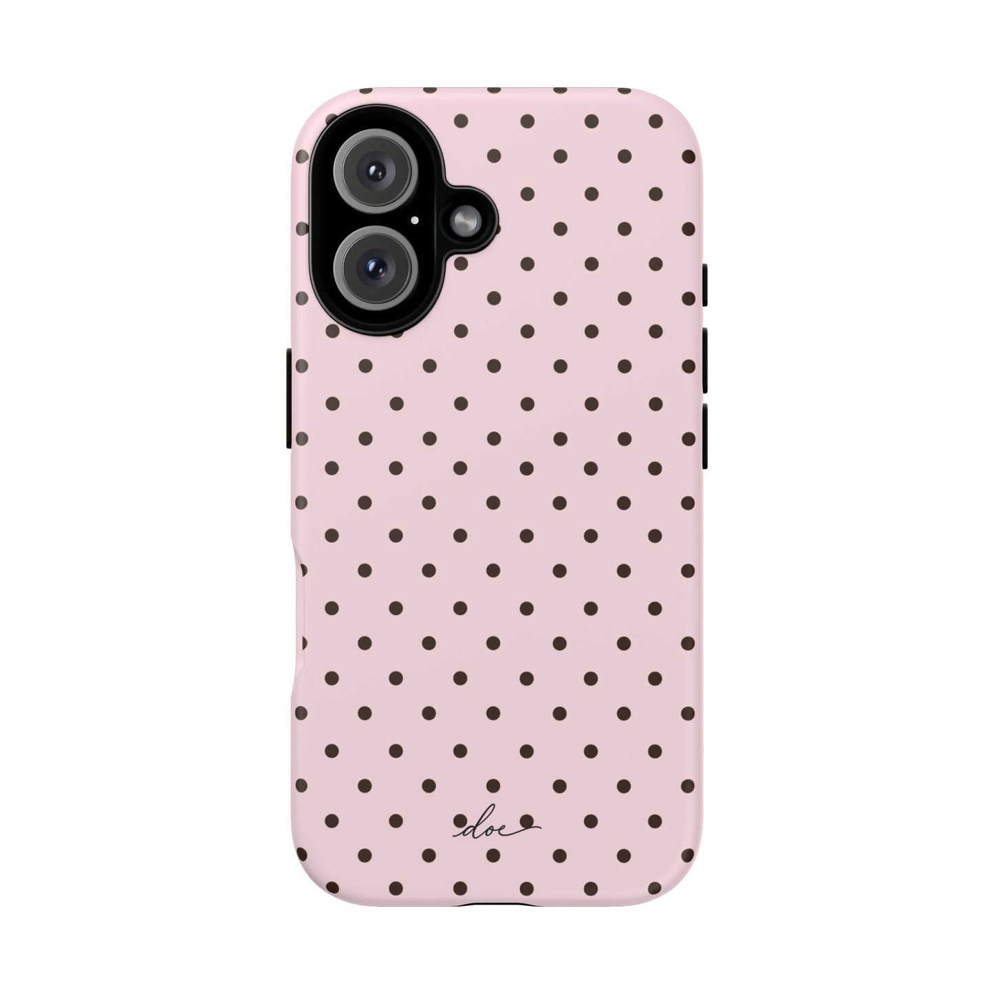 Pink Polka Dot iPhone Case
