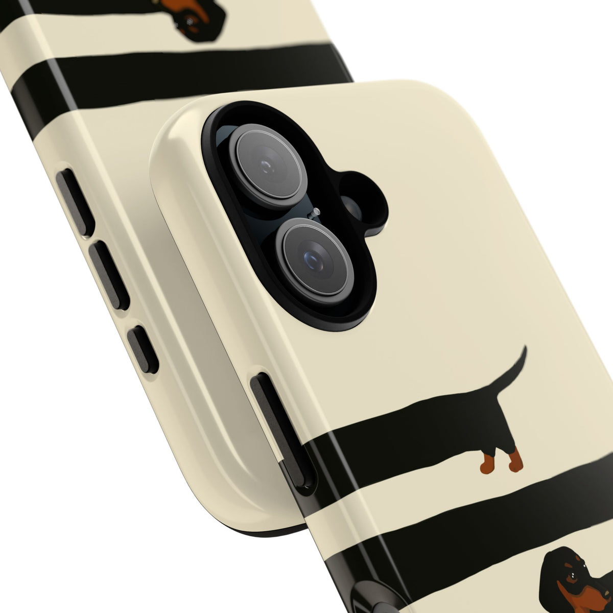 Stretchy The Dachshund iPhone Case