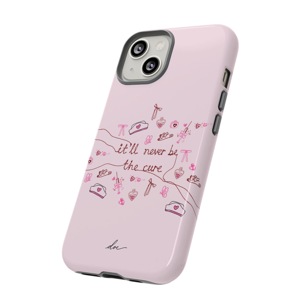 Never The Cure iPhone Case
