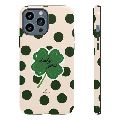 Lucky Girl iPhone Case