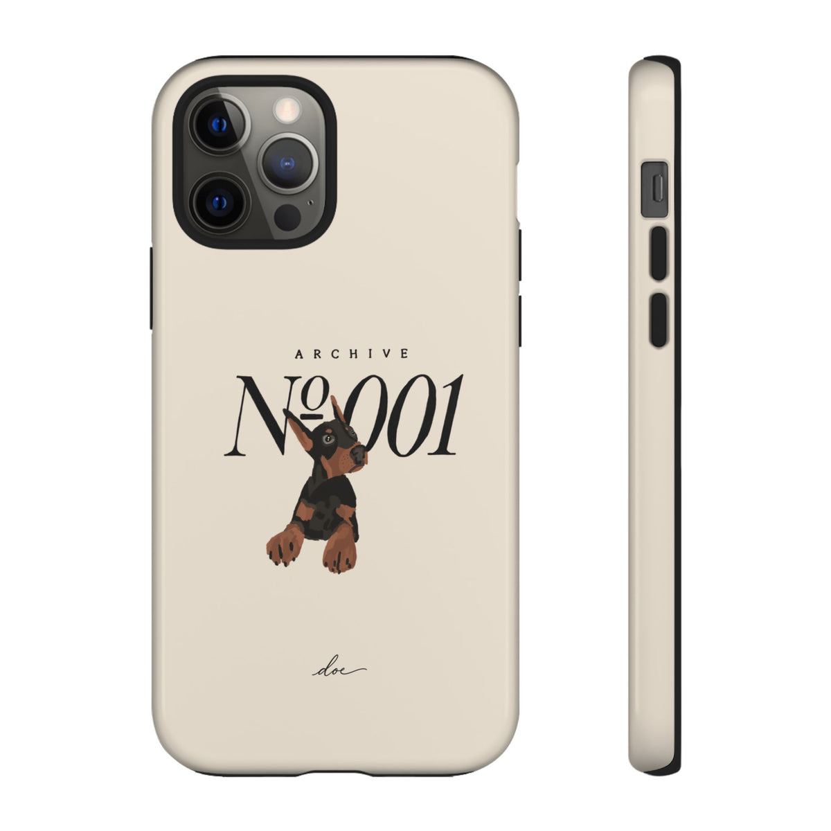Doberman 001 iPhone Case