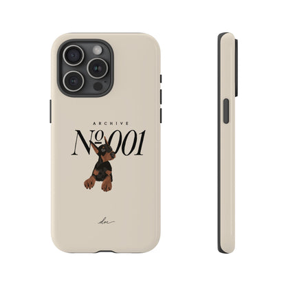 Doberman 001 iPhone Case