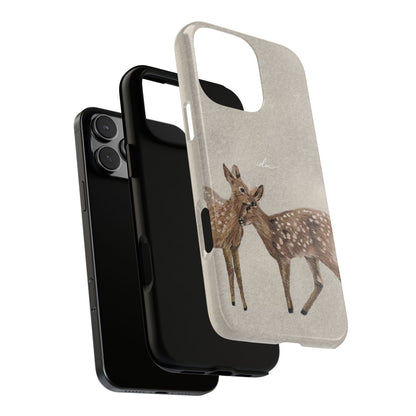 Deer Duo iPhone Case