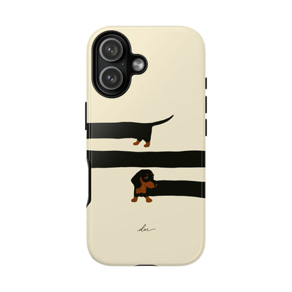 Stretchy The Dachshund iPhone Case