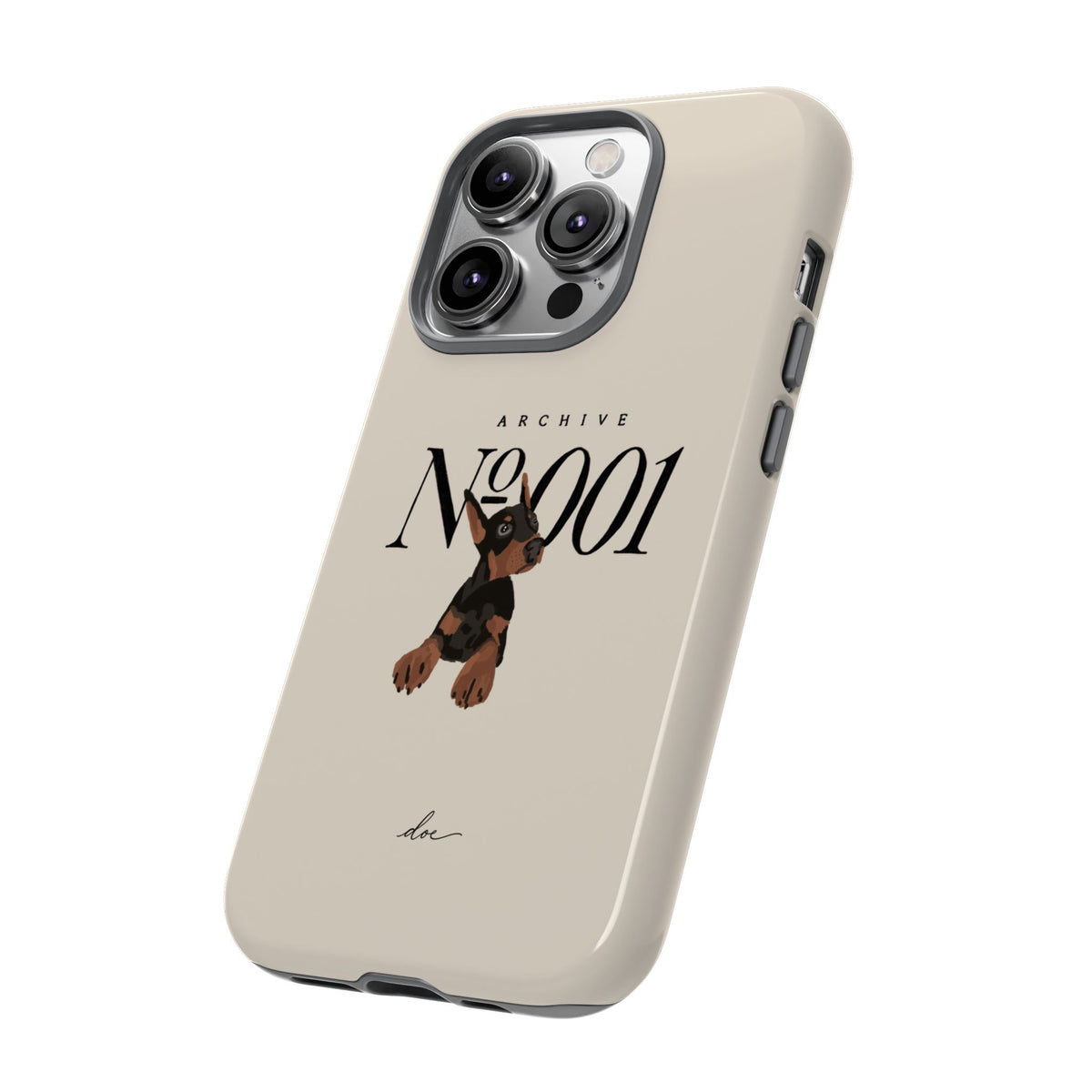 Doberman 001 iPhone Case