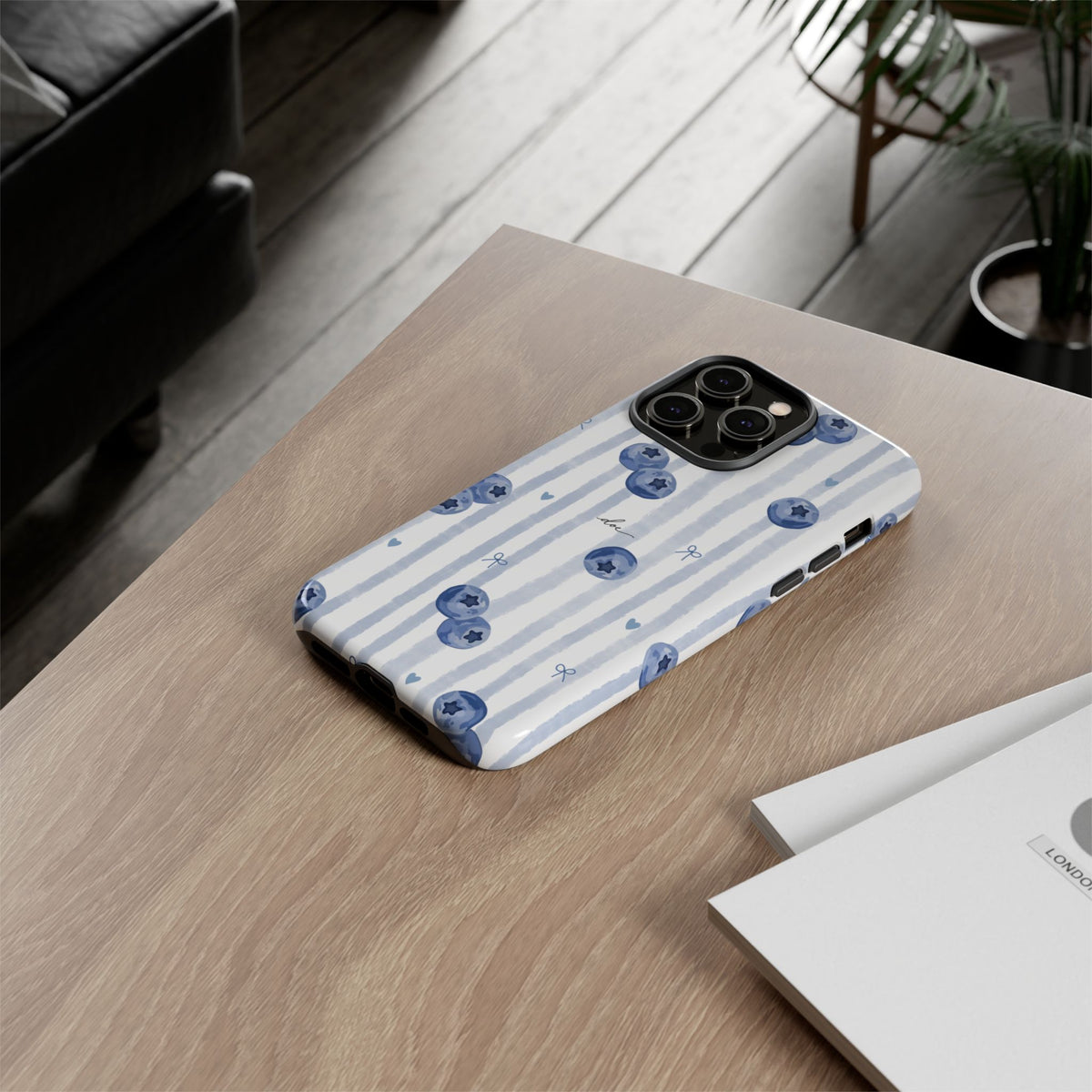 Blueberries iPhone Case