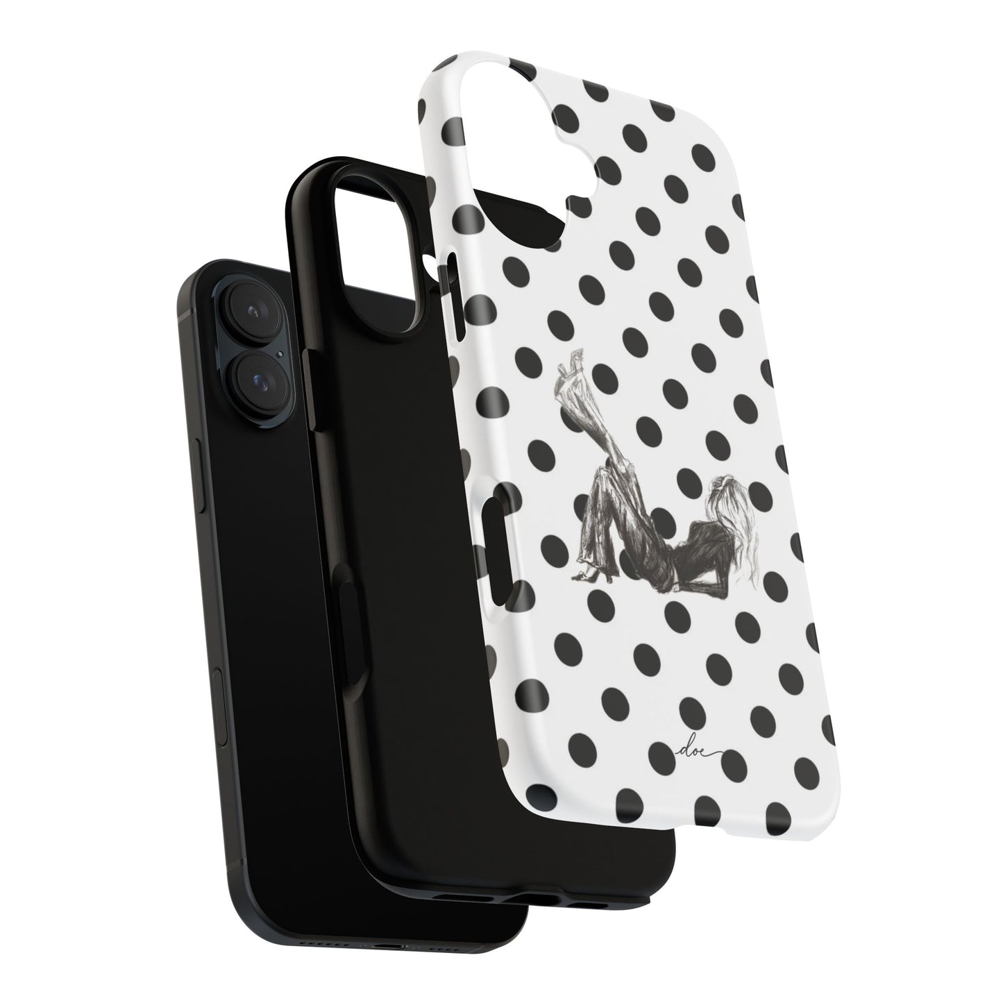 Polka Vouge Club iPhone Case