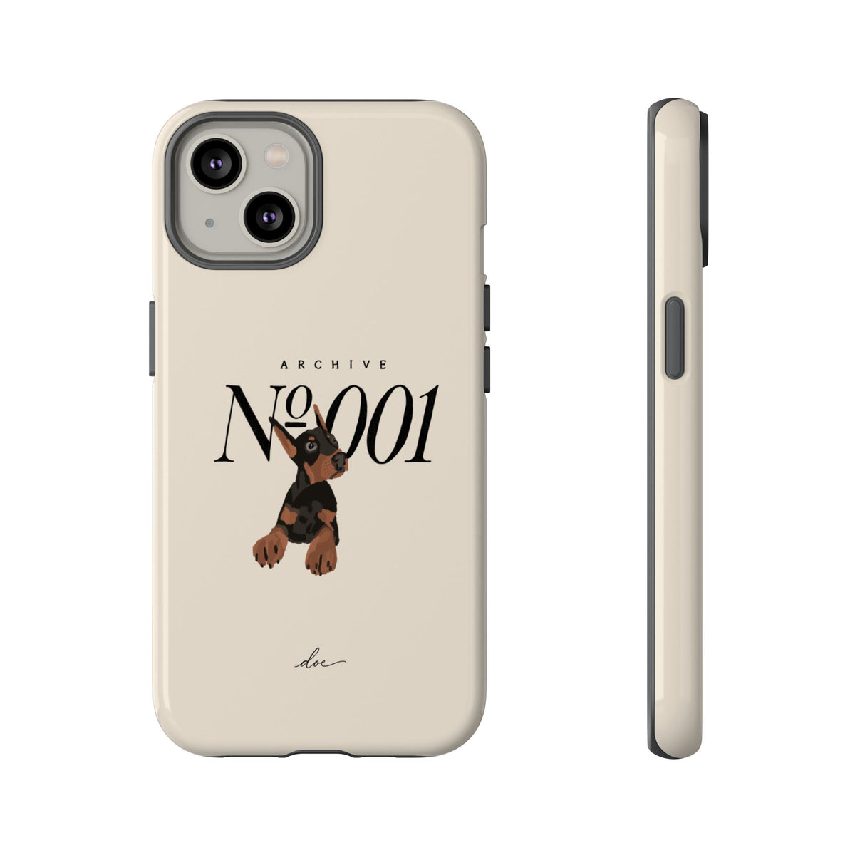 Doberman 001 iPhone Case