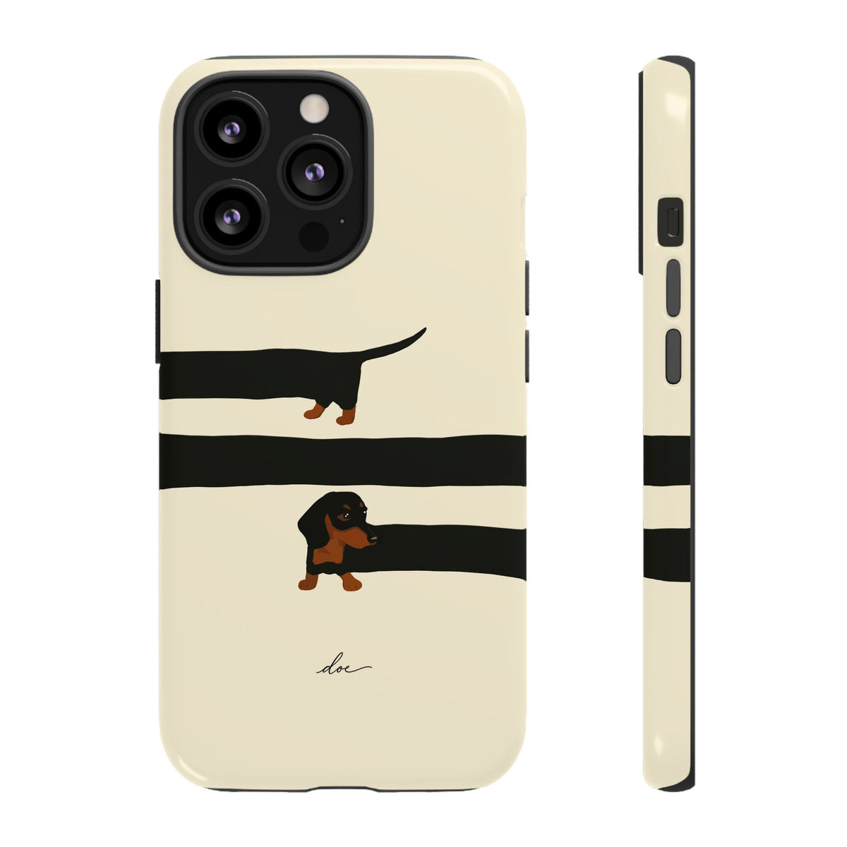 Stretchy The Dachshund iPhone Case