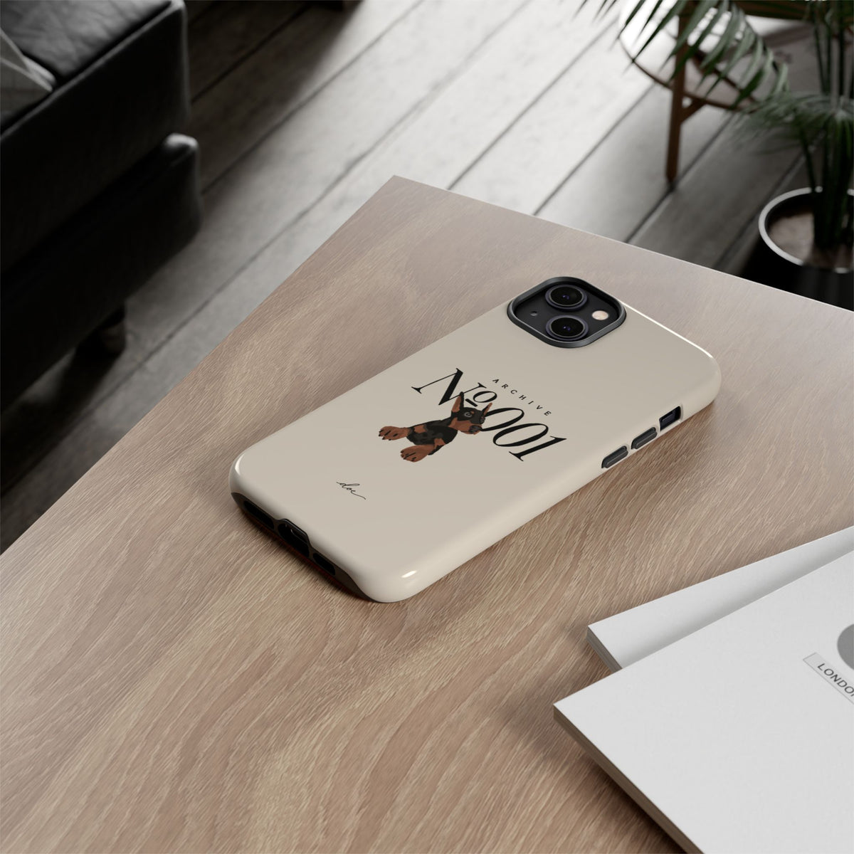 Doberman 001 iPhone Case