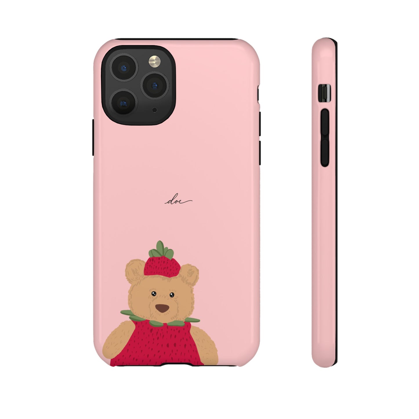 Strawberry Bear iPhone Case