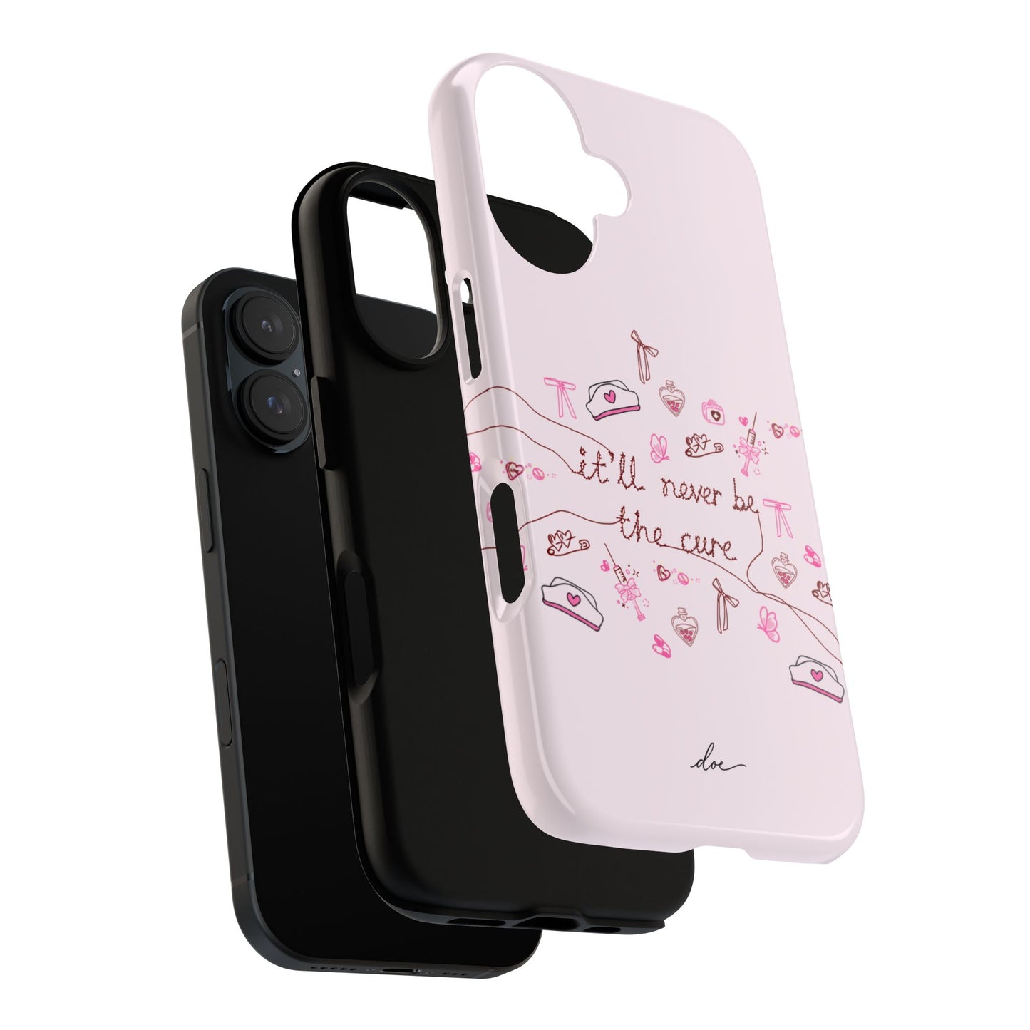 Never The Cure iPhone Case