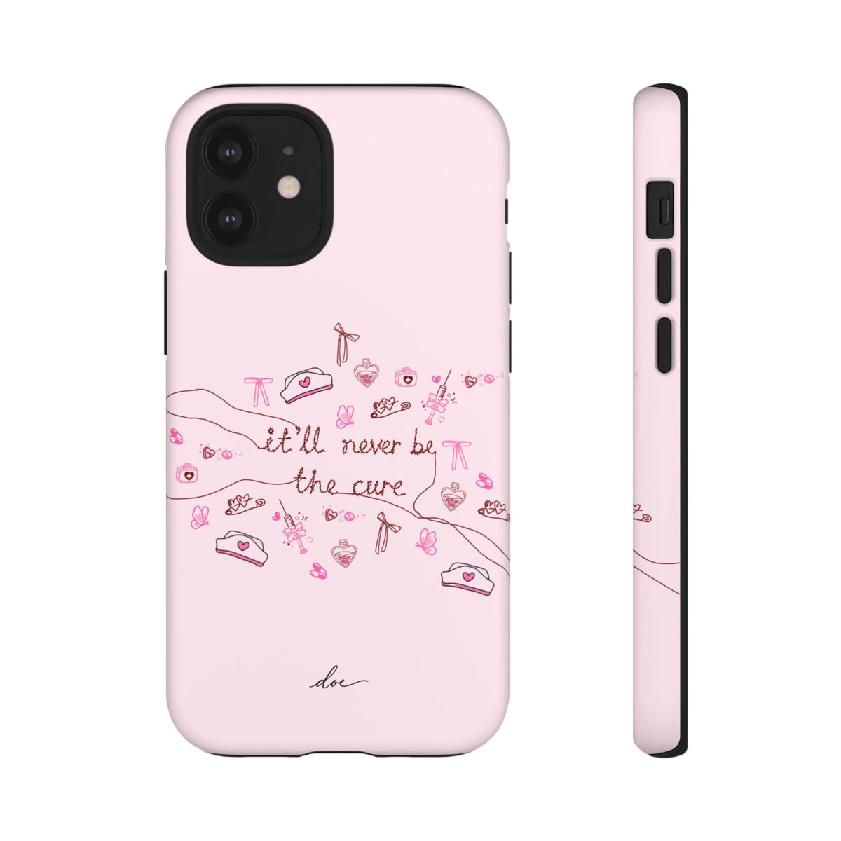 Never The Cure iPhone Case