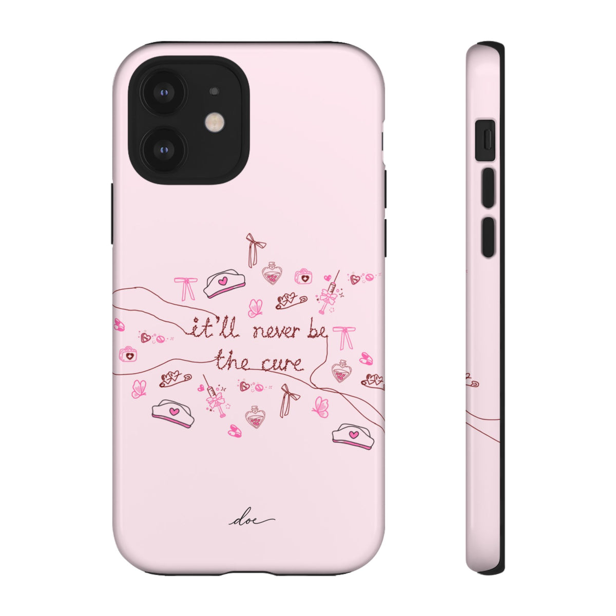 Never The Cure iPhone Case