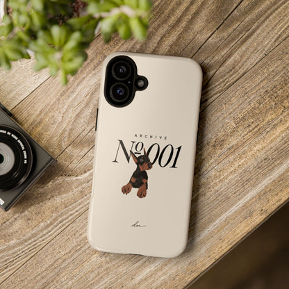 Doberman 001 iPhone Case