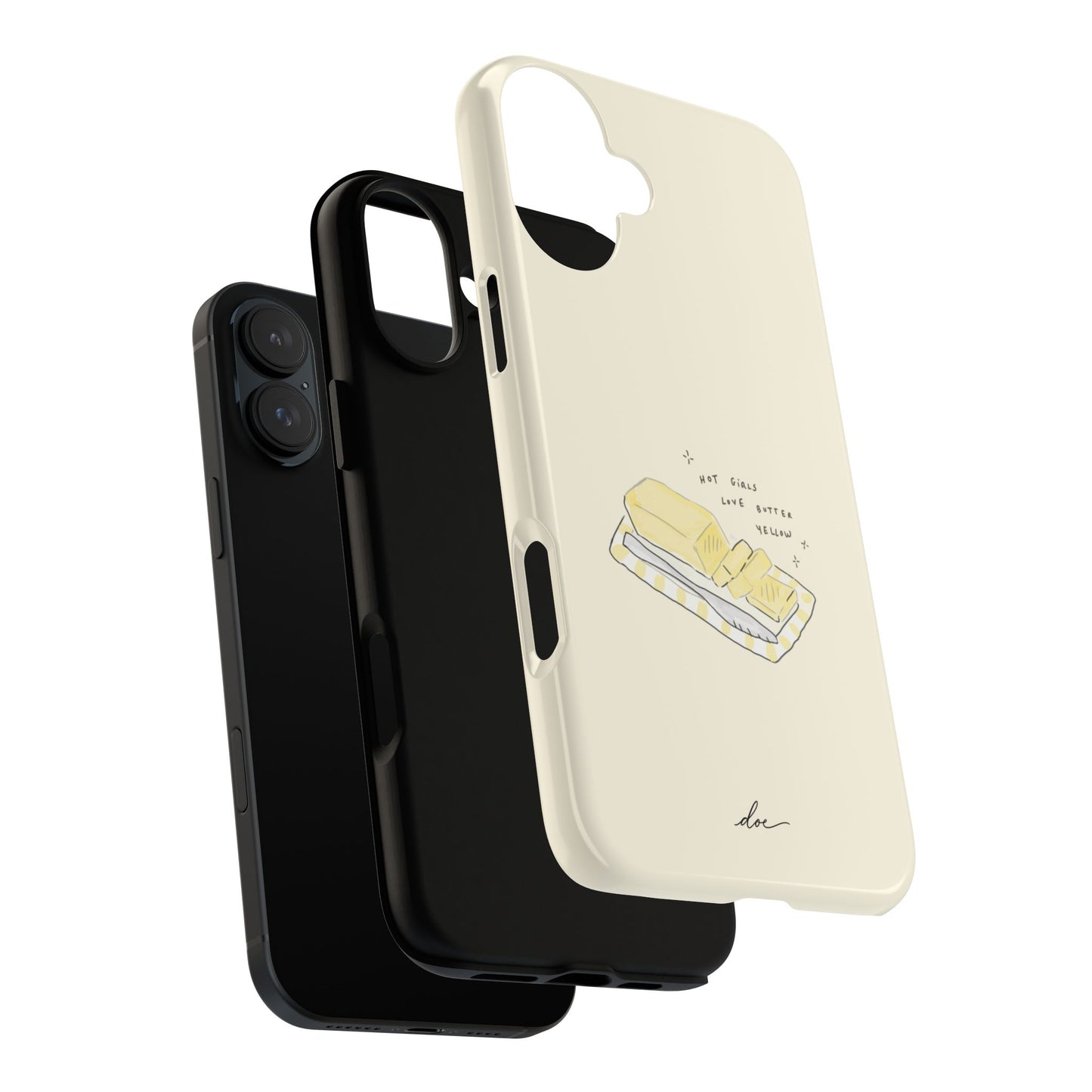 Butter Yellow iPhone Case