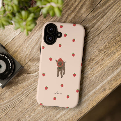 Strawberry Fawn iPhone Case