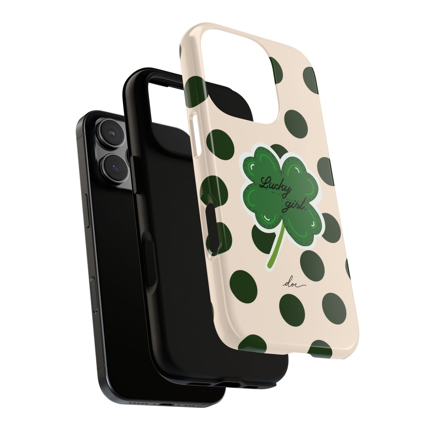 Lucky Girl iPhone Case