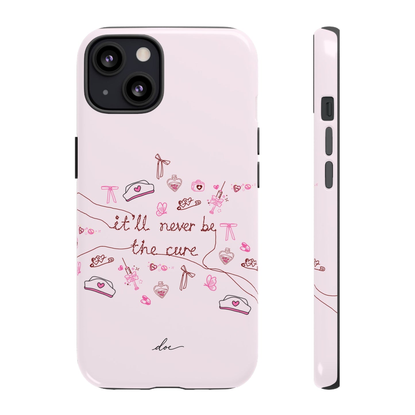 Never The Cure iPhone Case