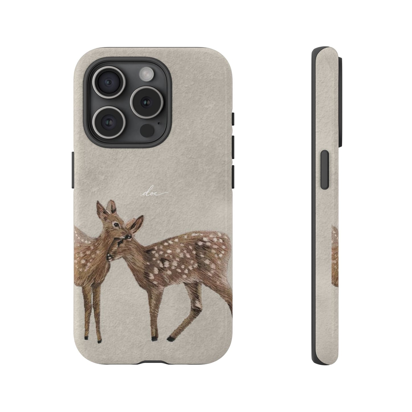 Deer Duo iPhone Case