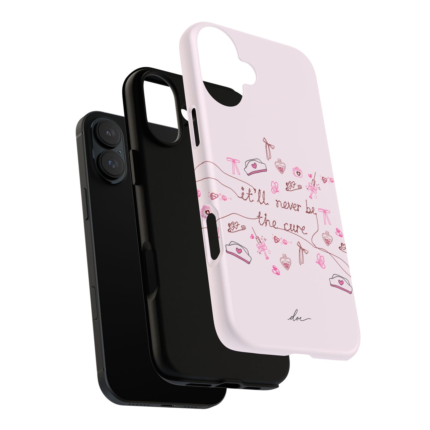 Never The Cure iPhone Case