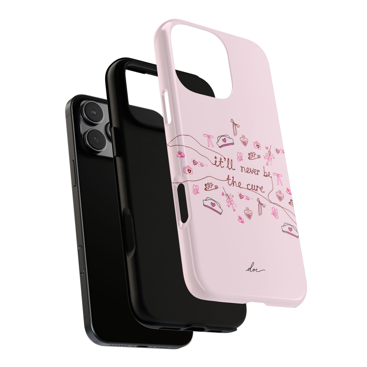Never The Cure iPhone Case