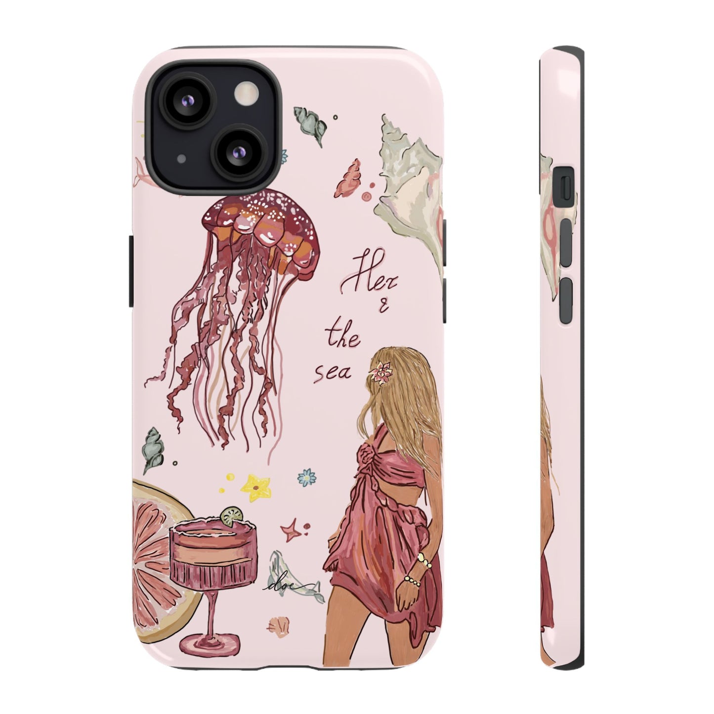 Her & The Sea iPhone Case