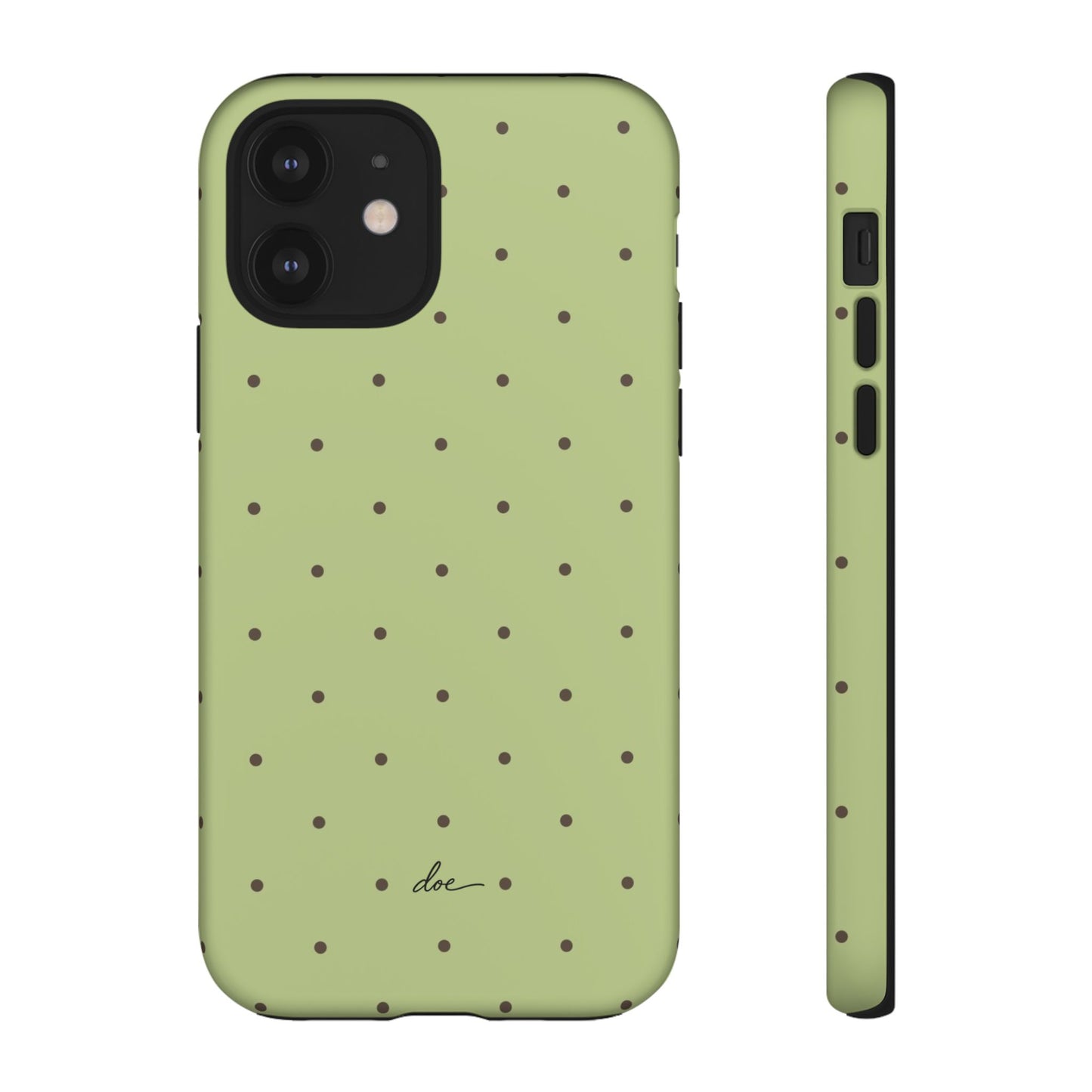 Polka Greens iPhone Case