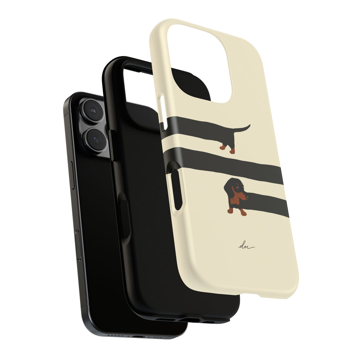 Stretchy The Dachshund iPhone Case