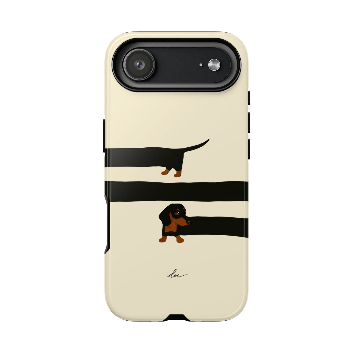 Stretchy The Dachshund iPhone Case