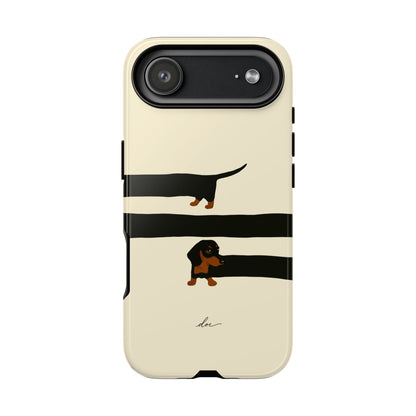 Stretchy The Dachshund iPhone Case