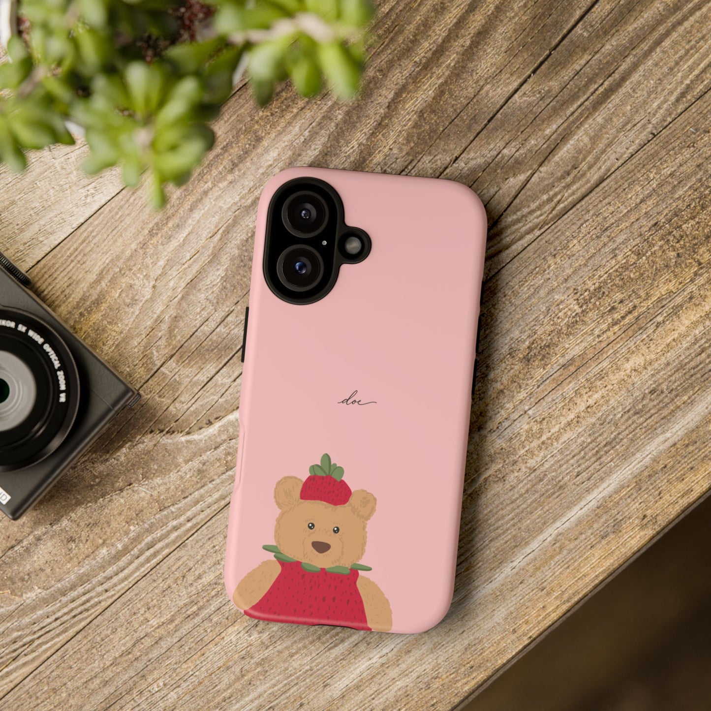 Strawberry Bear iPhone Case
