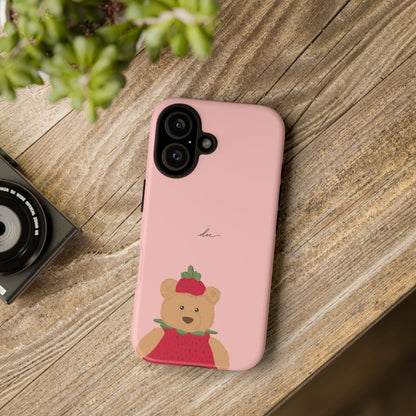 Strawberry Bear iPhone Case