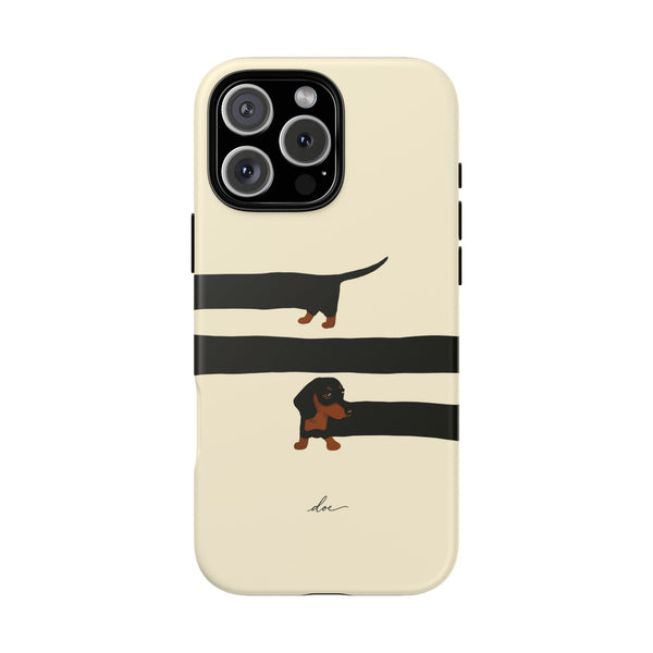 Stretchy The Dachshund iPhone Case