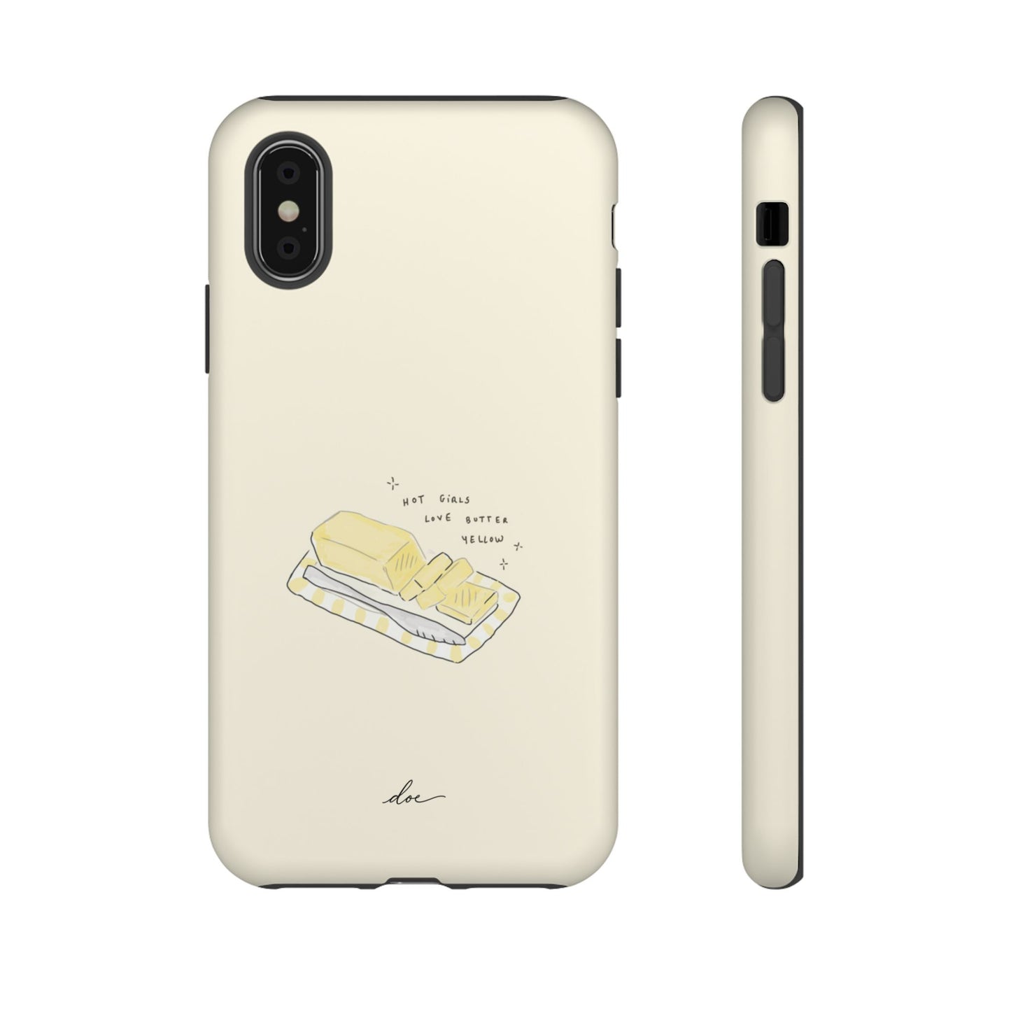 Butter Yellow iPhone Case