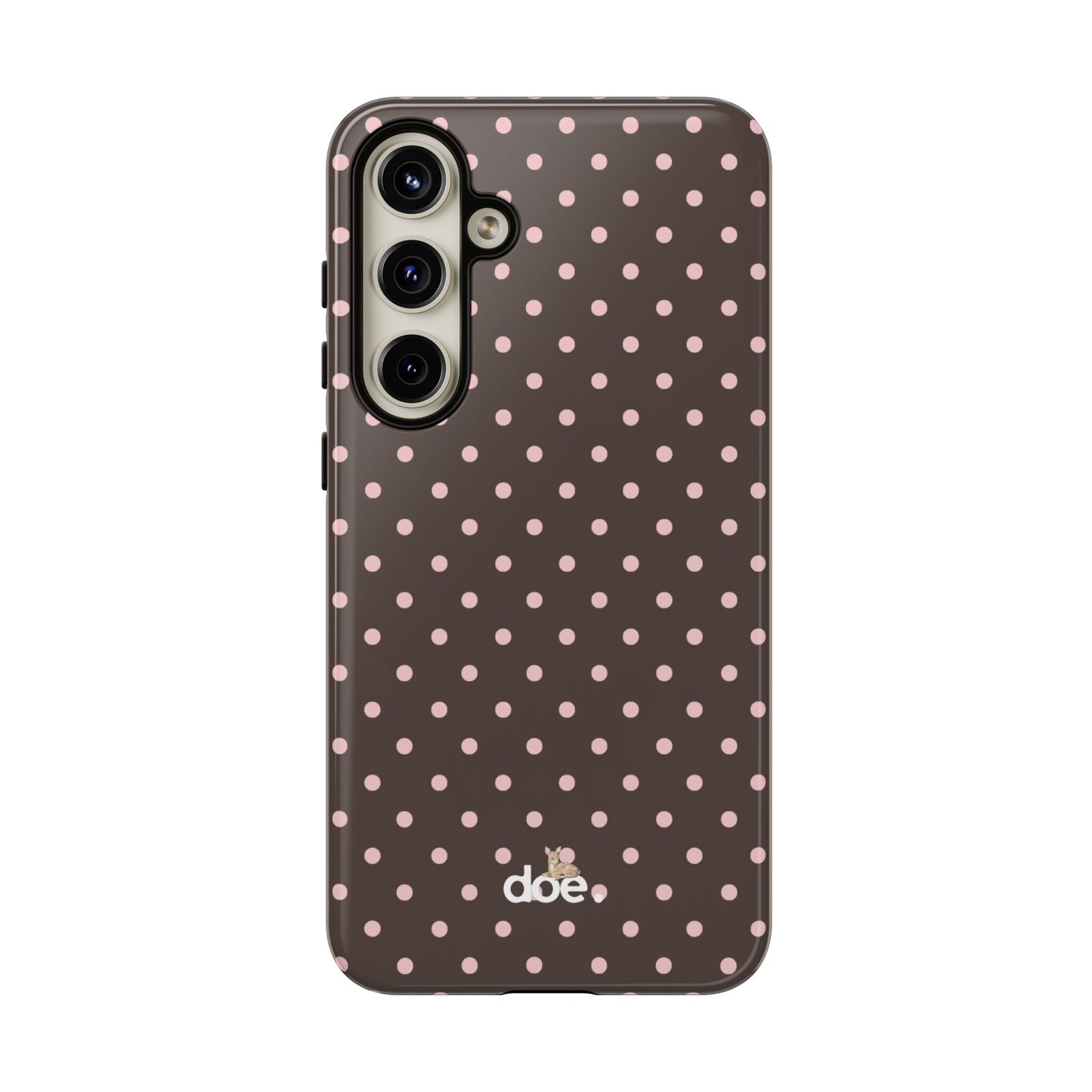 Brown Polka Dot Samsung Case