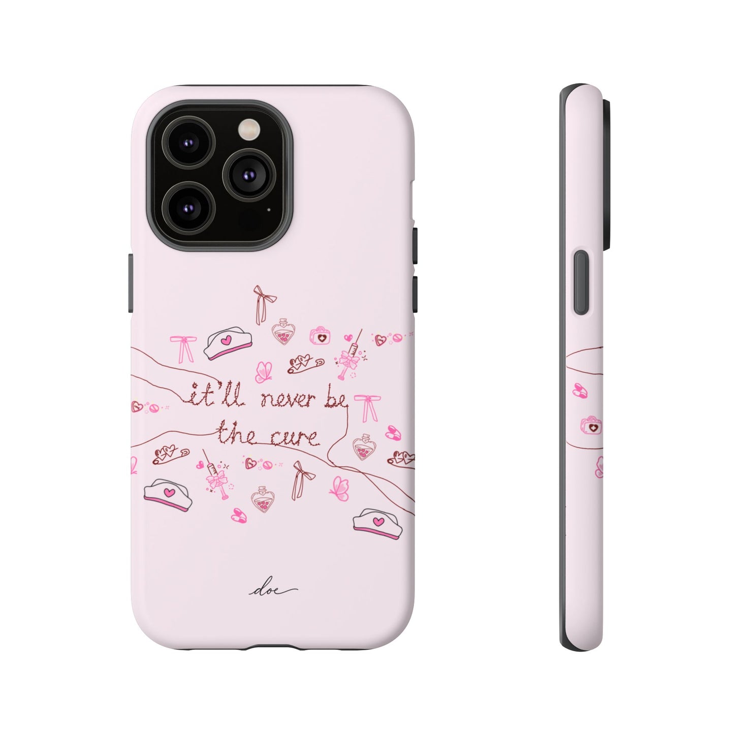 Never The Cure iPhone Case