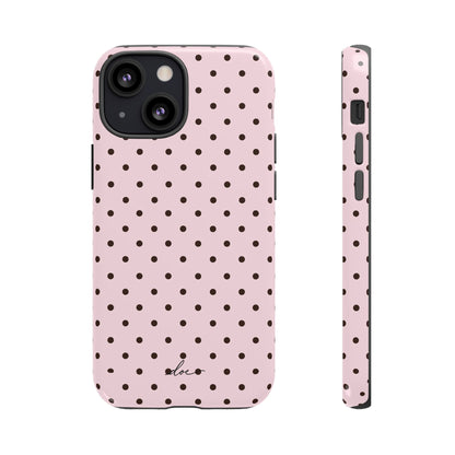 Pink Polka Dot iPhone Case