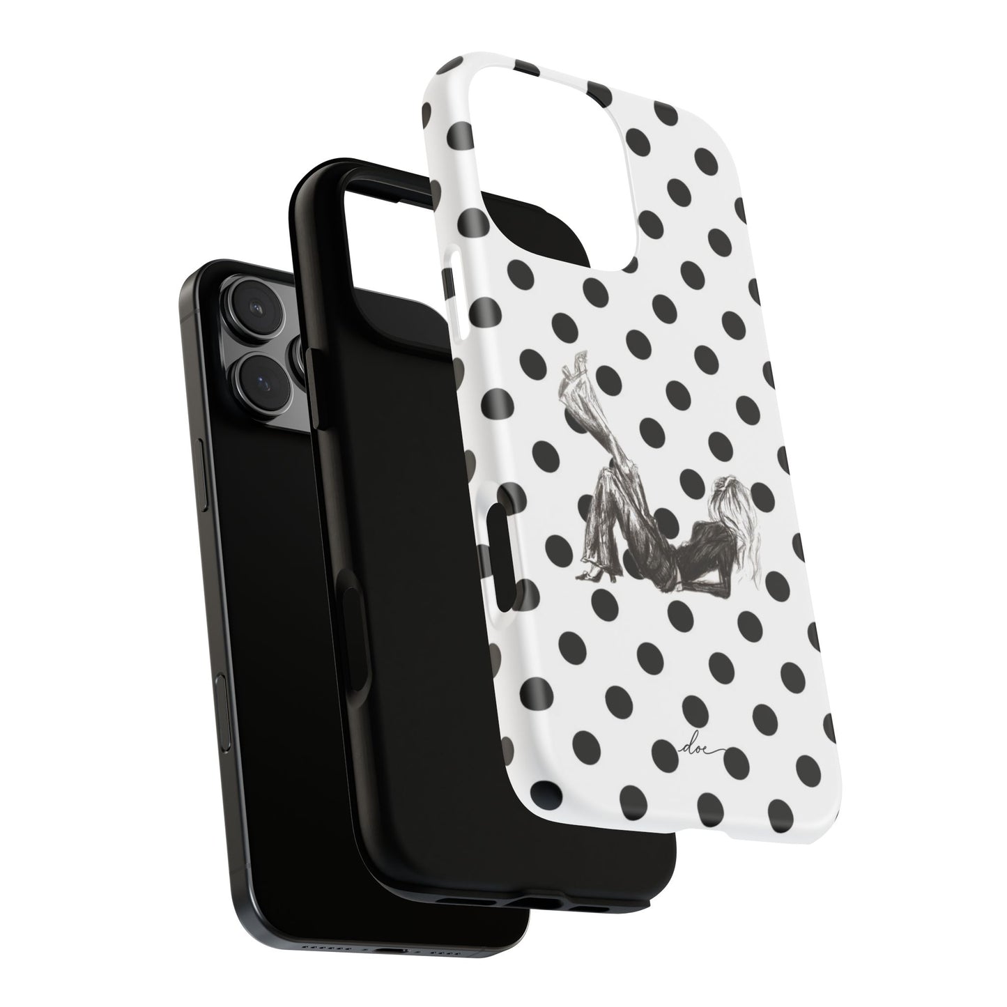 Polka Vouge Club iPhone Case