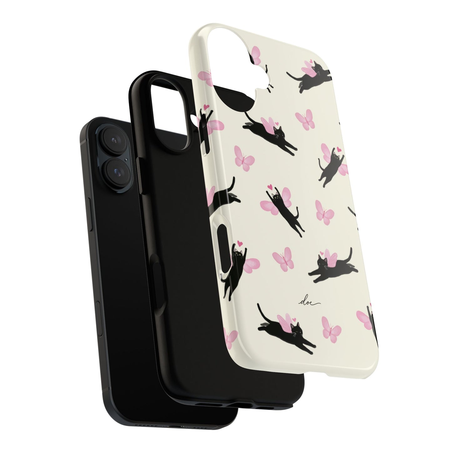 Black Cat iPhone Case